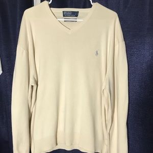 Polo Ralph Lauren Pima Cotton V-Neck Sweater XL